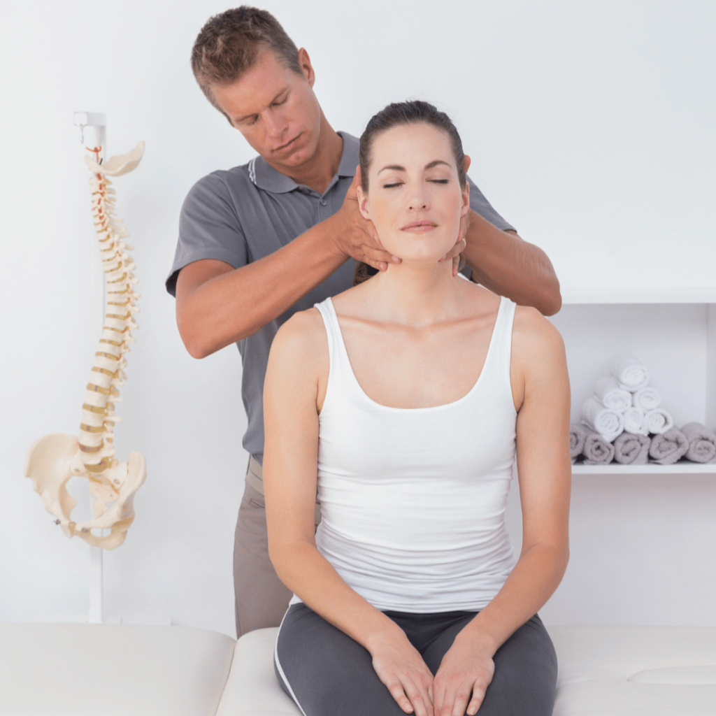 Top London Chiropractor performing a spinal adjustment on a new patient at Battersea and Chelsea Chiropractic